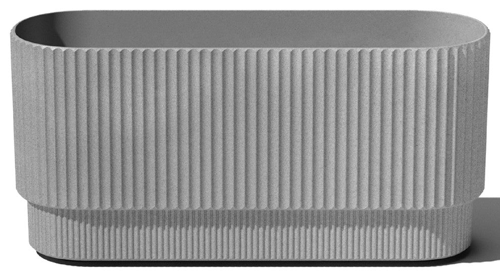 Veradek Demi Series Long 30" Planter, Grey, 30 Inch, 1 Pack