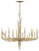 Hinkley Spyre Chandelier Medium Single Tier, Champagne Gold