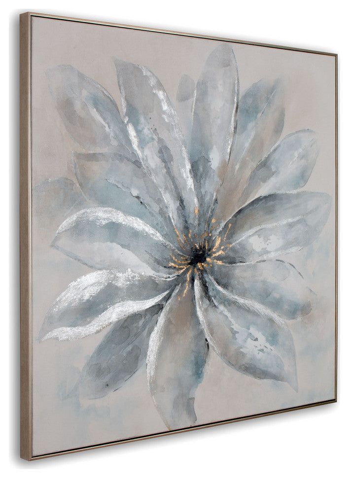 Radiant Blossom Framed Canvas, 40" X 2" X 40"