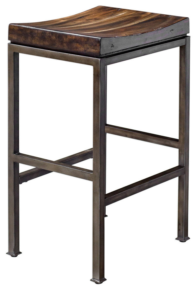 Uttermost Beck Industrial Bar Stool