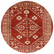 Ahgly Company Indoor Round Mid-Century Modern Area Rugs, 5' Round