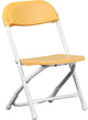 Kids Yellow Plastic Folding Chair