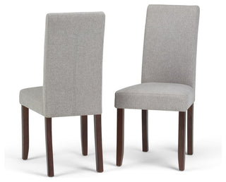 Acadian Parson Dining Chair (Set of 2) in Cloud Grey