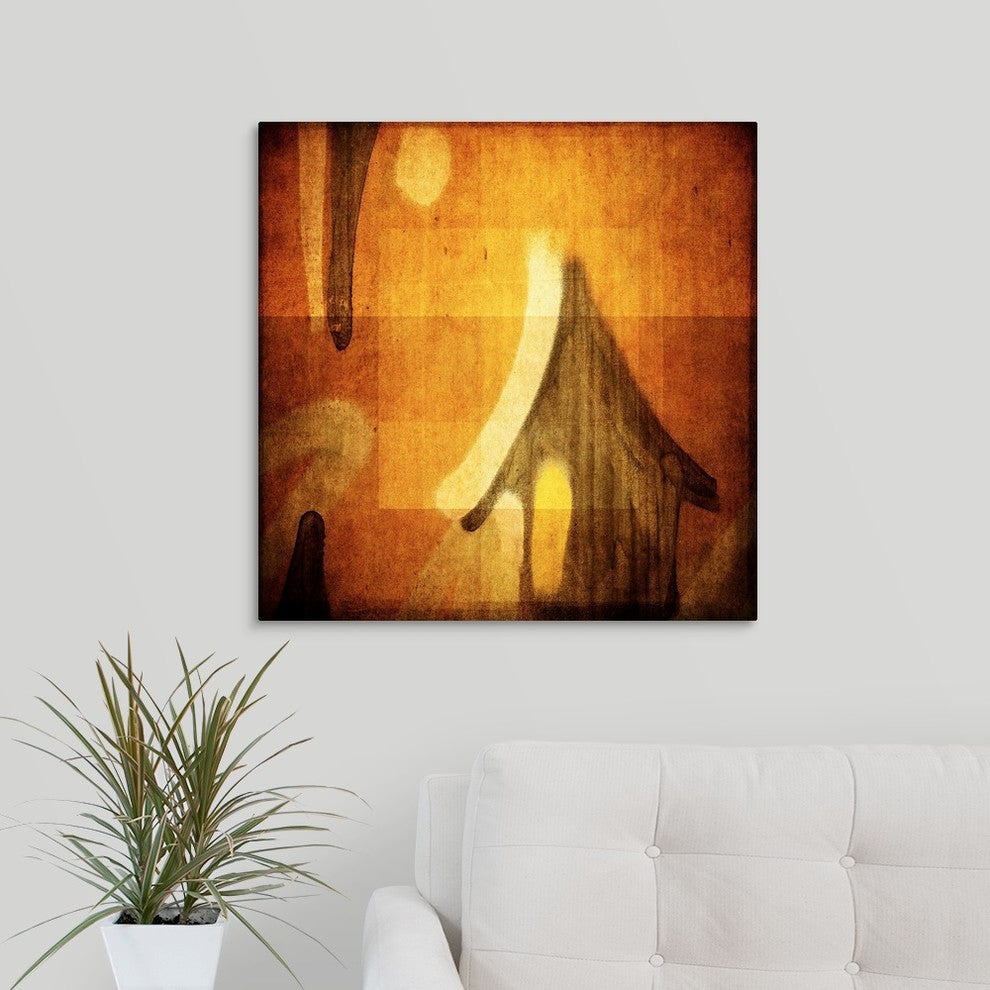 "Houses I" Wrapped Canvas Art Print, 24"x24"x1.5"