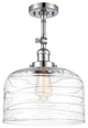 INNOVATIONS 201F-PC-G713-L-LED 1-Light Semi-Flush Mount Polished Chrome