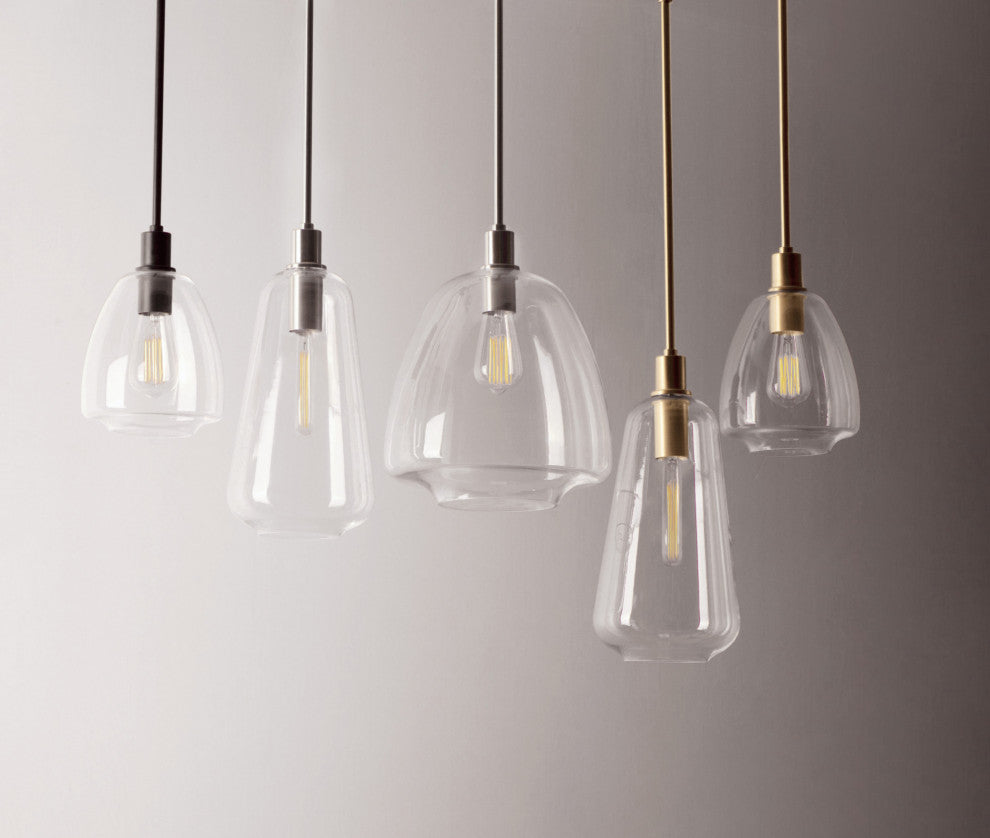 Maxim 11116CL Babylon 12"W Pendant - Satin Nickel