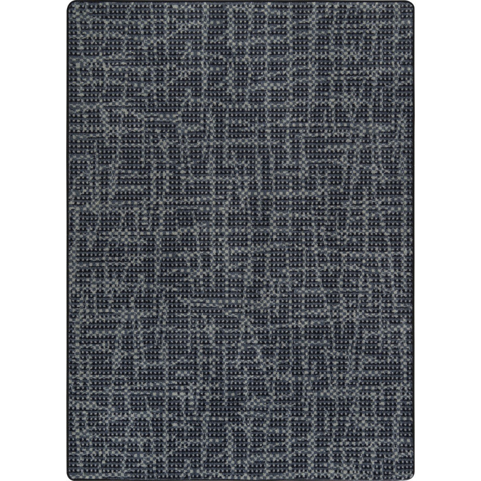 Joy Carpets WorkSpace Attractive Choice Area Rug, Slate, 5'4" X 7'8"