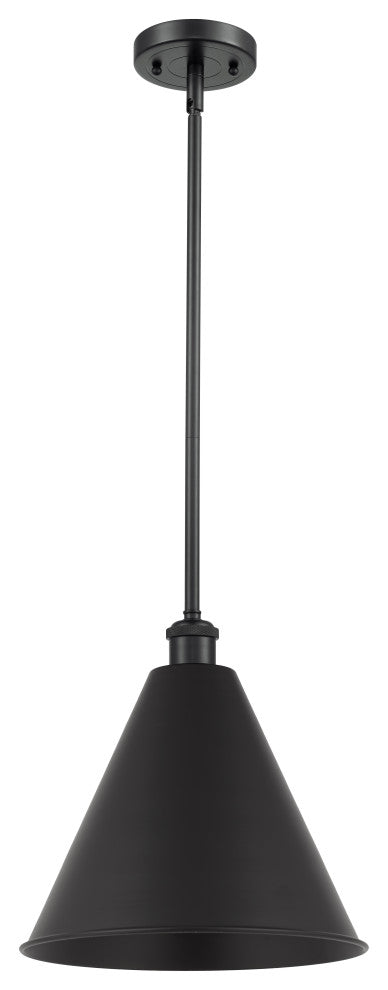 Ballston Cone Pendant, Matte Black