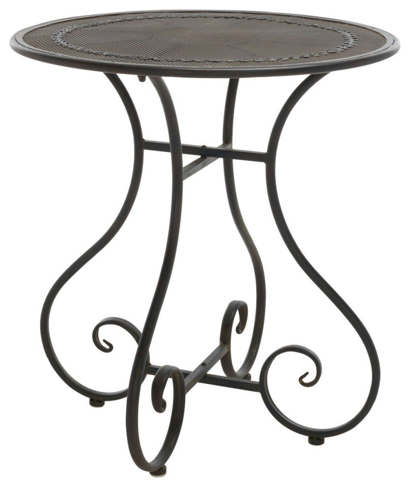 Safavieh Adriel 3Pc Bistro Set, Black Rust