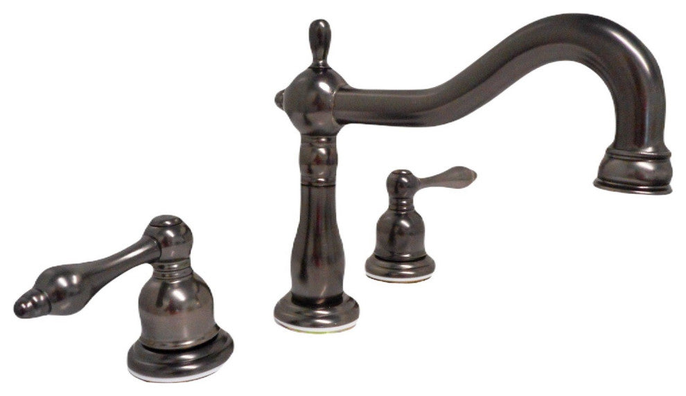 The "Savannah" Brushed Bronze Two Handle Bathroom Vanity Faucet