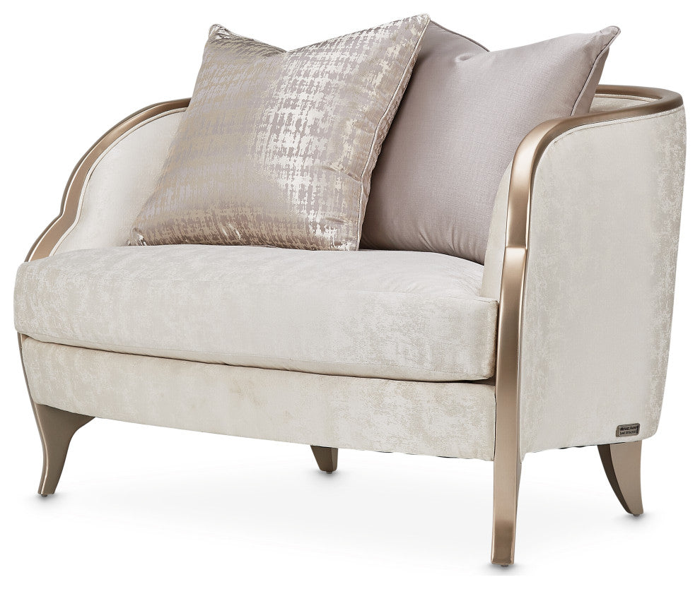 Malibu Crest Chair and Half - Cloud White/Chardonnay