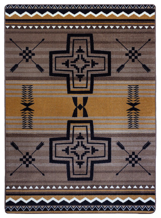 Brazos OKA Old Gold Area Rug , 7'8"x10'9"