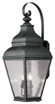 Livex Lighting 4 Light Black Outdoor Wall Lantern - 2607-04
