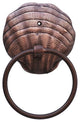 Antique Copper Seashell Towel Holder 9"