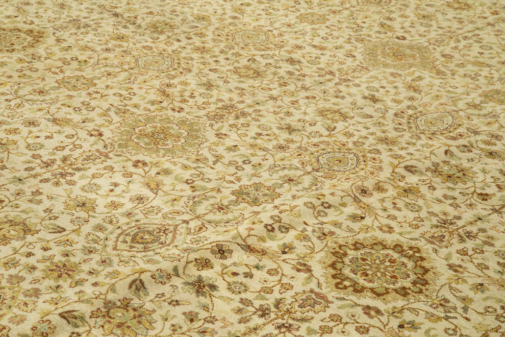 Rug N Carpet - Hand-Knotted Oriental 12' 2" x 14' 10" Large Oushak Area Rug