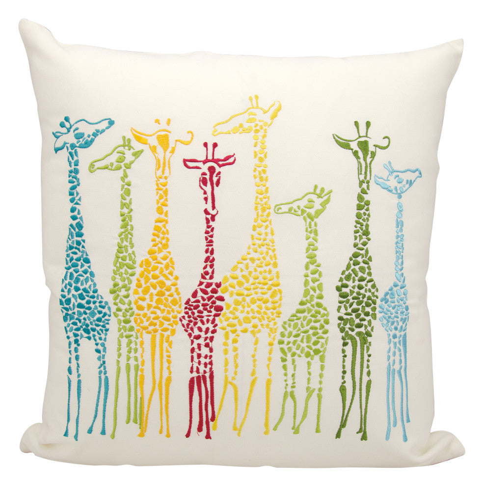 Mina Victory L1391 Throw Pillow, Multicolor, 20" x 20"