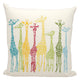 Mina Victory L1391 Throw Pillow, Multicolor, 20" x 20"