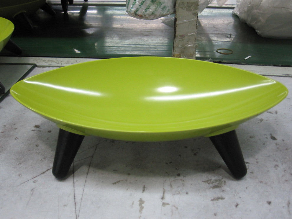 Melamine Couture Sculpture Single Dog Bowl, Olive Green
