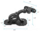 Black RSF Iron Hand Rail Bracket Rust Resistant Finish Pack of 12