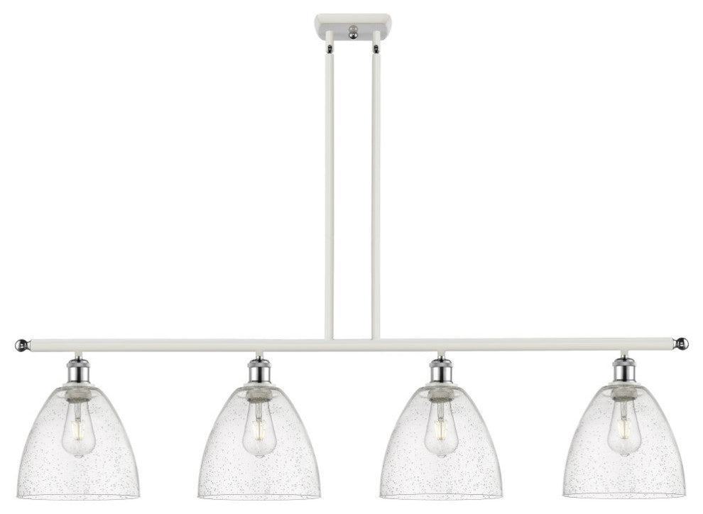 Innovations 516-4I-WPC-GBD-94-LED 4 Light Island Light, White, Polished Chrome