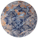 Ahgly Company Indoor Round Mid-Century Modern Area Rugs, 6' Round