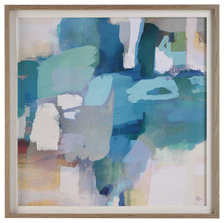 Uttermost Strata Tan Glaze Table Lamp