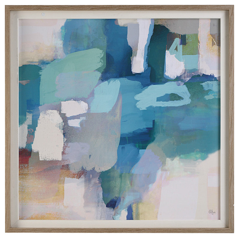 Uttermost Strata Tan Glaze Table Lamp