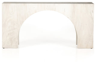 Fausto Console Table-Bleached Guanacaste