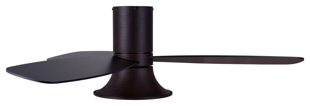 Lucci Air Flusso 52" Light With Remote Ceiling Fan, Oil Rubbed Bronze