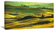 "Green Rolling Hills on Misty Sunset" Landscape Wall Art, 1 Panel, 60"x28"