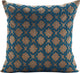 Blue Throw Pillows 20"x20" Art Silk Sofa Pillow Covers, Turquoise Chase