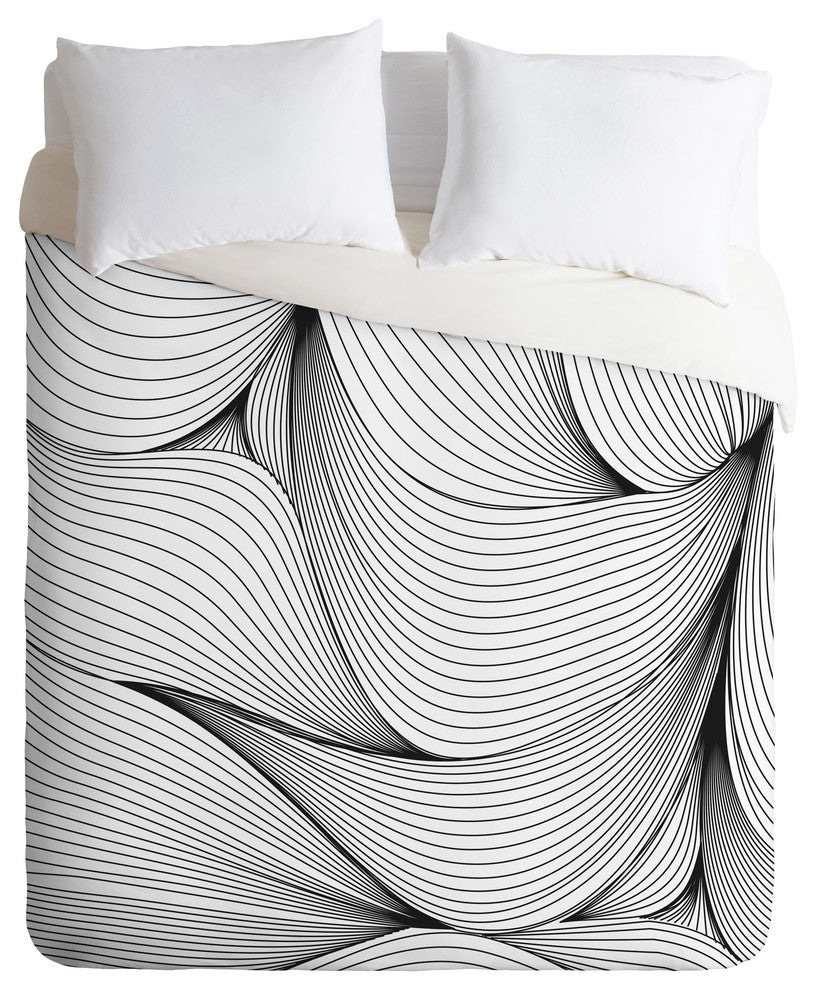 Emanuela Carratoni Seamless Lines Duvet Cover Set, Queen