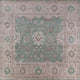 Ahgly Company Indoor Square Mid-Century Modern Area Rugs, 8' Square