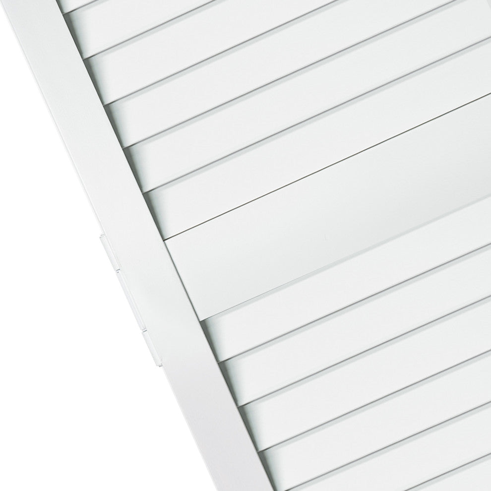 Closet Door, Bi-fold, Kimberly Bay Traditional Louver-Louver White, 80"x32"