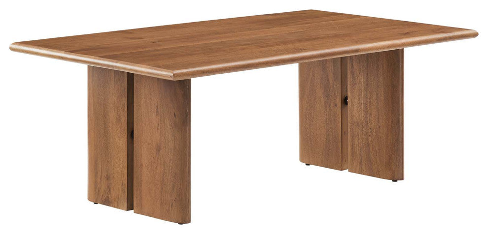 Amistad Wood Coffee Table - Walnut