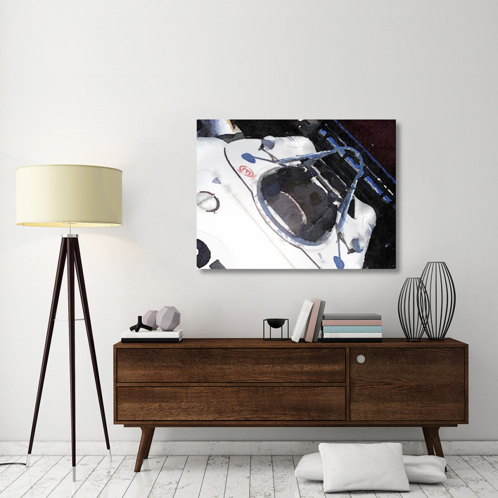 "Racing Car Cockpit Watercolor" Fine Art Print