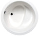 Malibu Hanalei Round Soaking Bathtub 42x42x31 White