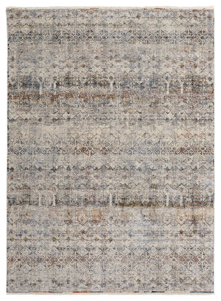 Frencess R39GL Transitional/Rustic/Farmhouse Rug, Gray, 3'x5'