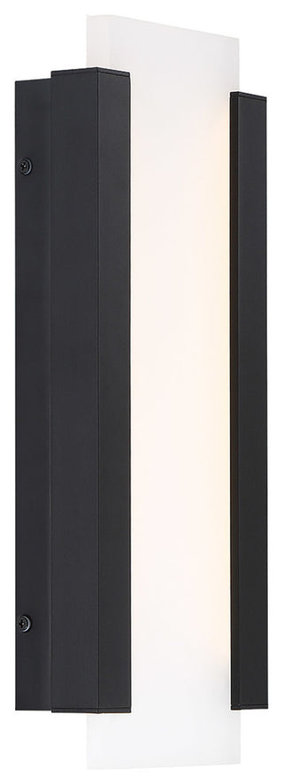 Fiction 14" LED Indoor & Outdoor Wall Light 3000K, Black