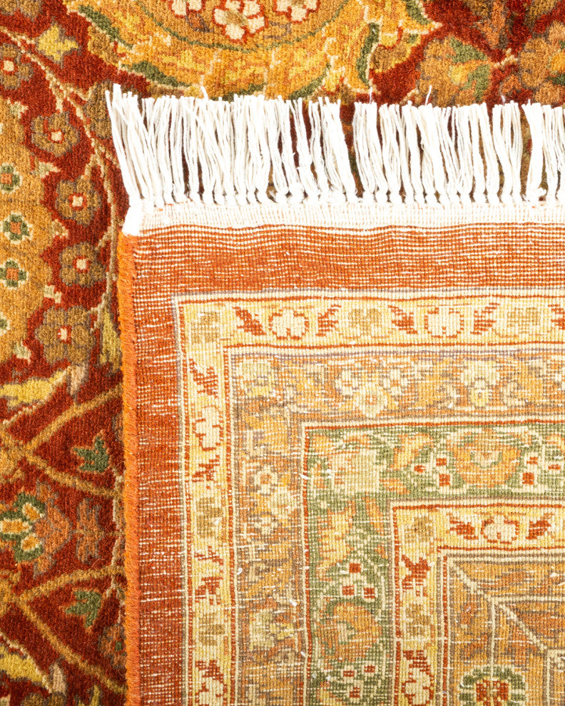Mogul, One-of-a-Kind Hand-Knotted Area Rug Orange, 8' 1" x 13' 10"