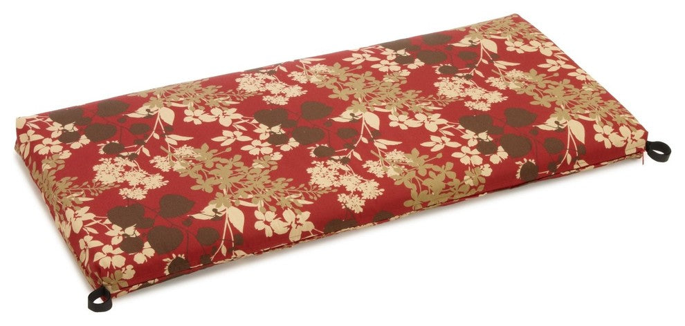 42"x19" Spun Polyester Loveseat Cushion, Montfleuri Sangria