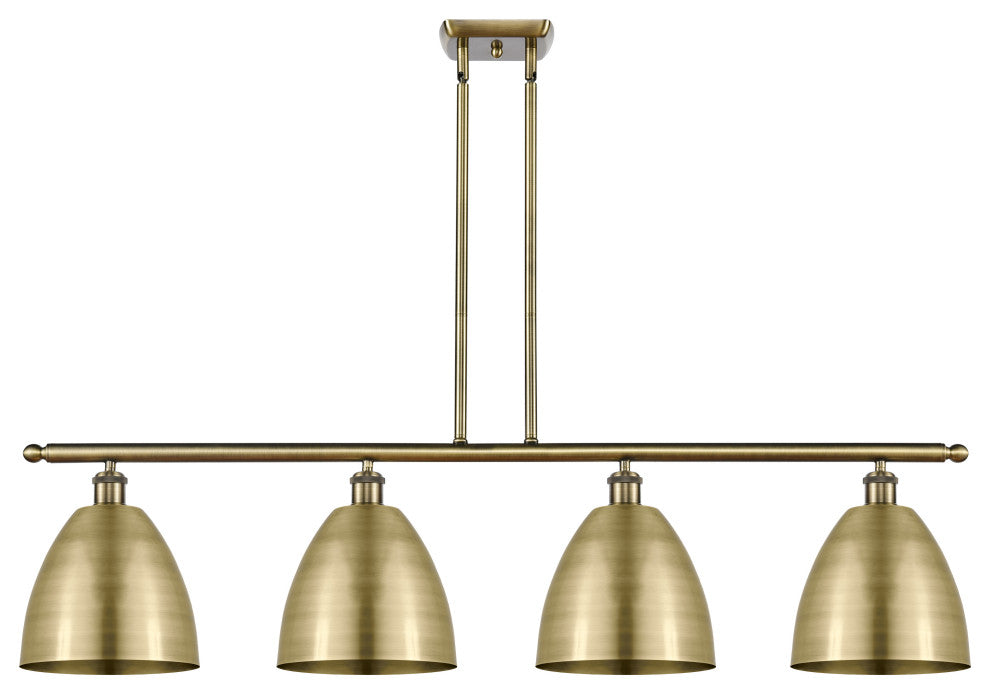 Ballston Dome Island Light, Antique Brass, Antique Brass