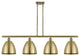 Ballston Dome Island Light, Antique Brass, Antique Brass