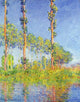 Claude Oscar Monet Three Poplar Trees Autumn Effect Gallery Wrapped Canvas