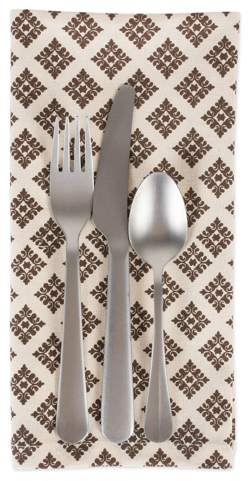 Heirloom Diamond Printed Napkin, Set of 6