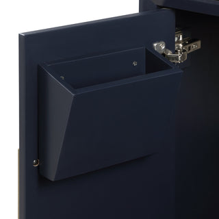 Gracie Bathroom Vanity, Pacific Blue With Carrara Marble, 60"