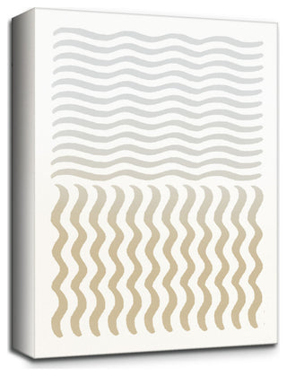 Abstract Neutral CLV' Canvas Wall Art by ChiChi Decor, 30"x24"