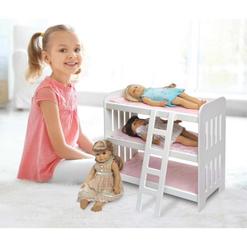 Triple Doll Bunk Bed With Ladder