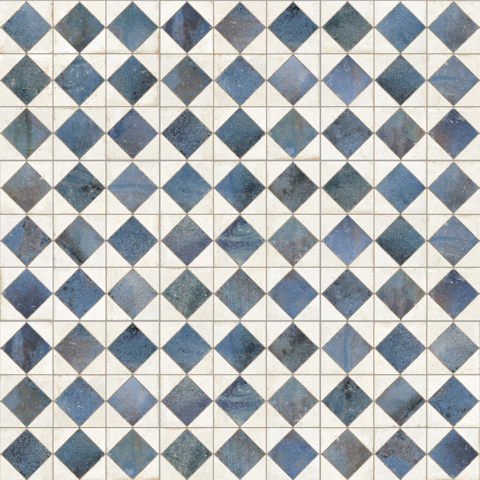Kings Arles Blue Ceramic Floor and Wall Tile