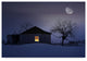 "Winter Night" by Ata Alishahi, Canvas Art, 12"x19"